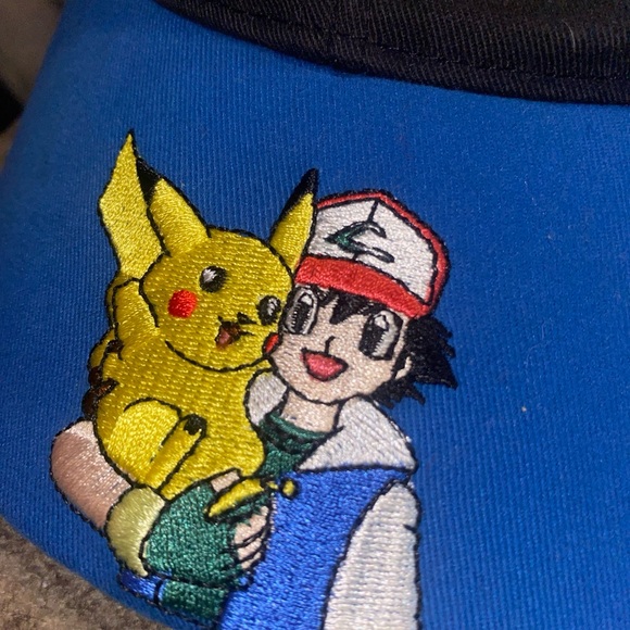 Vintage Pokémon hat! Boy/teens can wear. Velcro strap. Awesome embroidery - Picture 2 of 9
